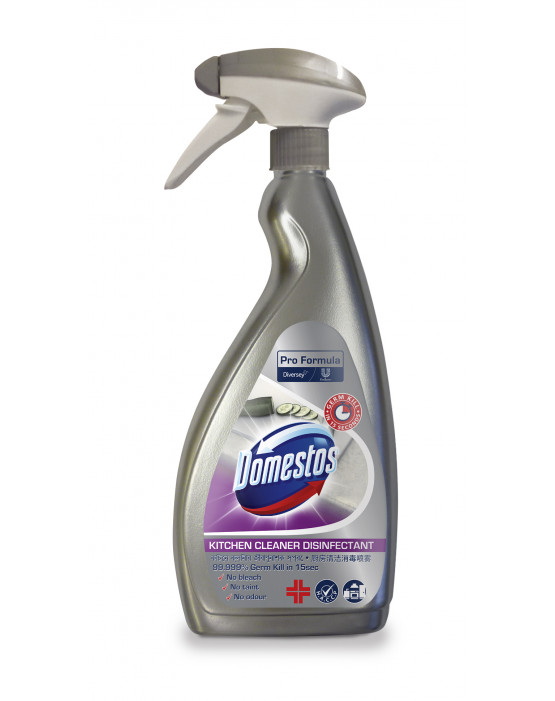 Domestos Kitchen Cleaner Disinfectant, Bulk Buy Professional Kitchen Cleaning  Products and Disinfectants, Spray Action Kitchen Cleaner - Pro Formula »  Janitorial Cleaning Products UK
